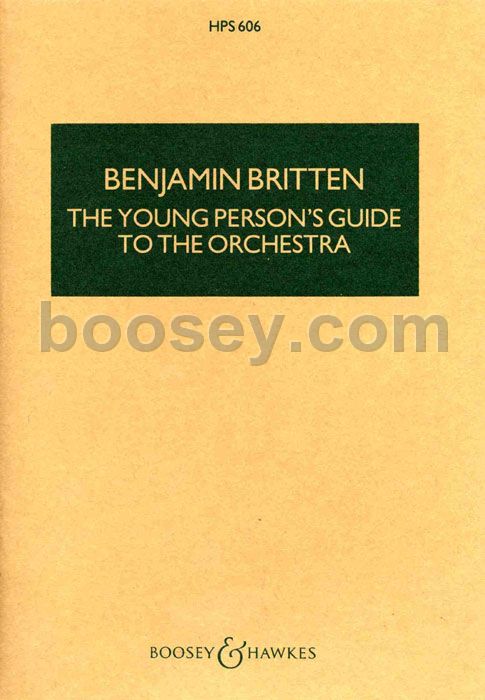 Britten Young Person's Guide To The Orchestra Score Pdf