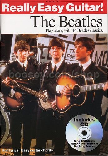 Beatles The Really Easy Guitar The Beatles Book And Cd 4745