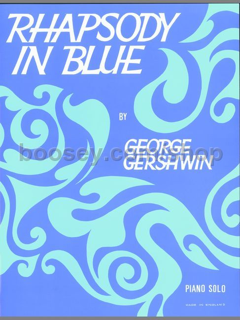 rhapsody in blue sheet music. George Gershwin: Rhapsody In