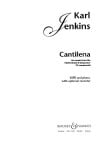 Cantilena (SATB & Piano)