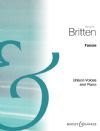 Britten, Benjamin: Fancie - choral unison & piano