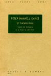 Maxwell Davies, Peter: St Thomas Wake HPS872 (Foxtrot For Orch) (Hawkes Pocket Scores series)