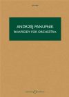 Panufnik, Andrzej: Rhapsody For Orchestra HPS887 (Hawkes Pocket Scores series)