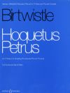 Birtwistle, Harrison: Hoquetus Petrus for 2 flutes and a piccolo trumpet (Score & Parts)