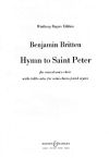 Britten, Benjamin: Hymn to St. Peter SATB, soprano & organ