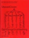 Maxwell Davies, Peter: Eight Songs for a Mad King (vocal score)