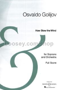 How Slow the Wind (Full score)