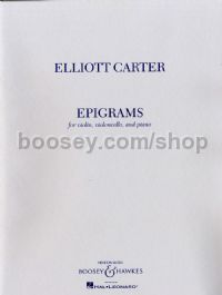 Epigrams (Violin, Cello & Piano)