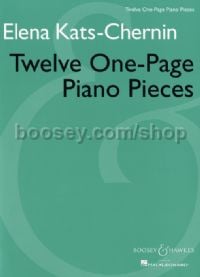 Twelve One-Page Piano Pieces (Piano)