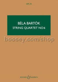 String Quartet No.6 (1939) (Hawkes Pocket Score - HPS 25)