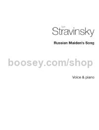 Russian Maiden's Song (Voice & Piano)