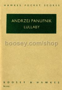Lullaby (Hawkes Pocket Score - HPS 840)