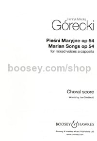 Marian Songs, Op. 54 (SATB)