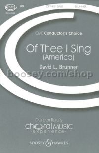 Of Thee I Sing (SATB & Piano)