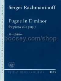 Fugue in D Minor (1891) 1st Edition
