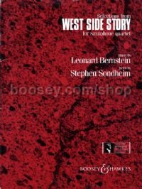 West Side Story Selections (Saxophone Quartet score & parts)