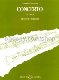 Oboe Concerto Op. 7/6 (Oboe, Piano)