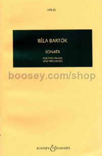 Sonata for Two Pianos & Percussion (Study Score - Hawkes Pocket Score 51)