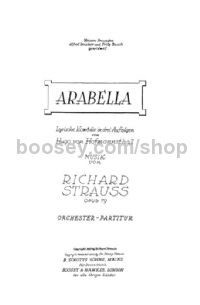 Arabella Op. 79 (Study Score)