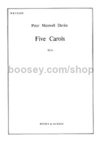 Five Carols (SS/A )