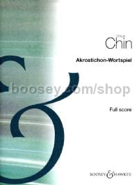 Acrostic-Wordplay/Akrostichon-Wortspiel (Full Score)