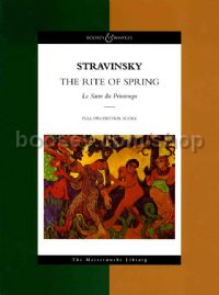 Rite of Spring ("Le Sacre du Printemps") Full Score: Masterworks Library series