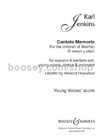 Cantata Memoria (Vocal Score for Young Voices)