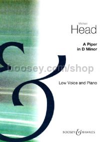 A Piper (in Dmin) for Low Voice & Piano