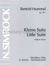 Little Suite for Viola, Op. 19c