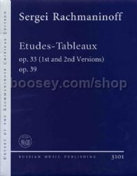 Etudes-Tableaux Op33 (1st and 2nd Vers) &  39
