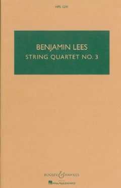 String Quartet No.3 (Study Score - Hawkes Pocket Score 1291)