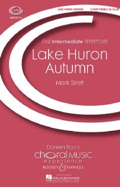 Lake Huron Autumn (SSA & Percussion)