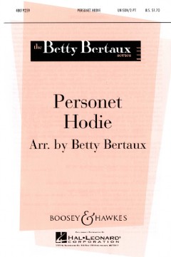 Personet Hodie (2-part Treble, Flute & Percussion)