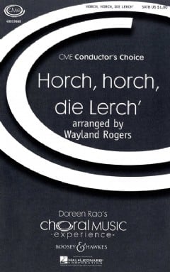 Horch, Horch, die Lerch' (SATB & Piano)