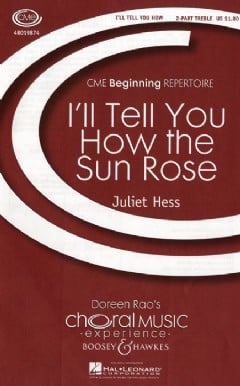 I'll Tell You How the Sun Rose (2-part Treble Voices & Piano)