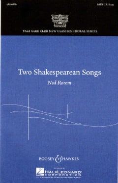 Two Shakespearean Songs (SATB & Piano)