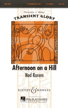 Afternoon on a Hill (2-part Treble Voices & Piano)