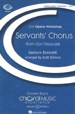 Servants' Chorus from Don Pasquale (2-part Treble Voices & Piano)