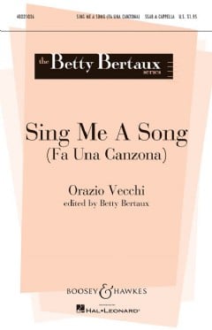 Sing Me a Song (Choral Score)