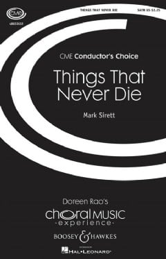 Things That Never Die (SATB & Piano)