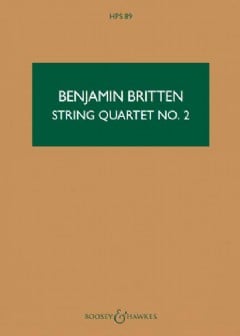 String Quartet No. 2 in C, Op. 36 (Hawkes Pocket Score - HPS 89)