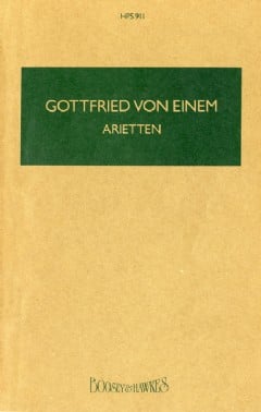 Arietten Op. 50 (Hawkes Pocket Score - HPS 911)