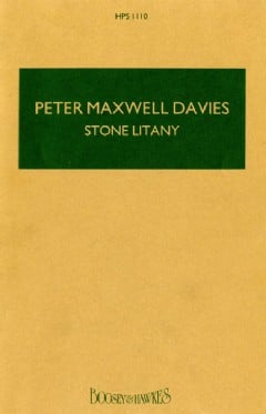 Stone Litany (Hawkes Pocket Score - HPS 1110)