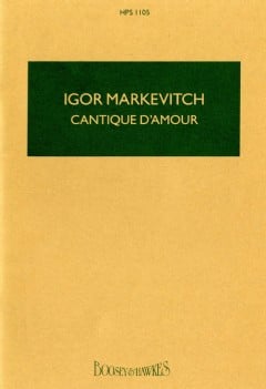 Cantique d'Amour (Hawkes Pocket Score - HPS 1105)