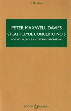 Strathclyde Concerto 5 (Hawkes Pocket Score - HPS 1236)