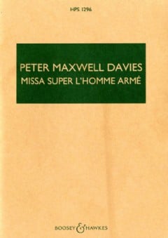 Missa Super L'Homme Arme (Hawkes Pocket Score - HPS 1296)