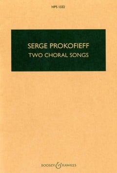 2 Choral Songs Op. 7 (Hawkes Pocket Score - HPS 1322)