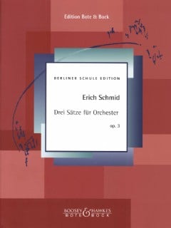 Drei Sätze für Orchester op.3