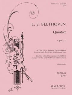 Wind Quintet in E Flat Op71