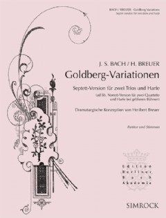 Goldberg-Variationen (2 Trios/Quartets & Harp) (Score & Parts)